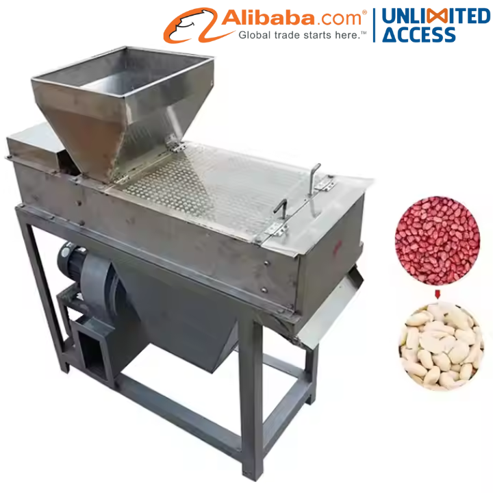 Máy bóc vỏ hạt lạc 