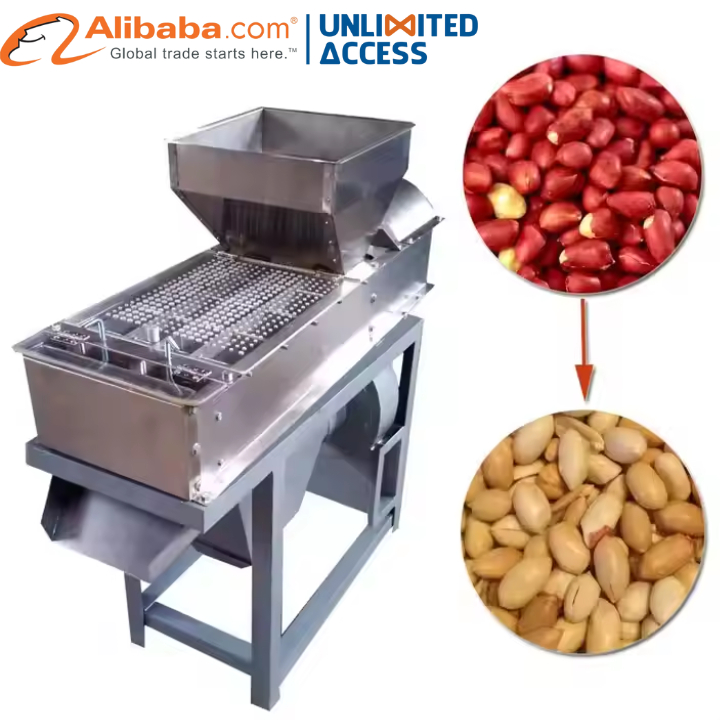 Máy bóc vỏ hạt lạc