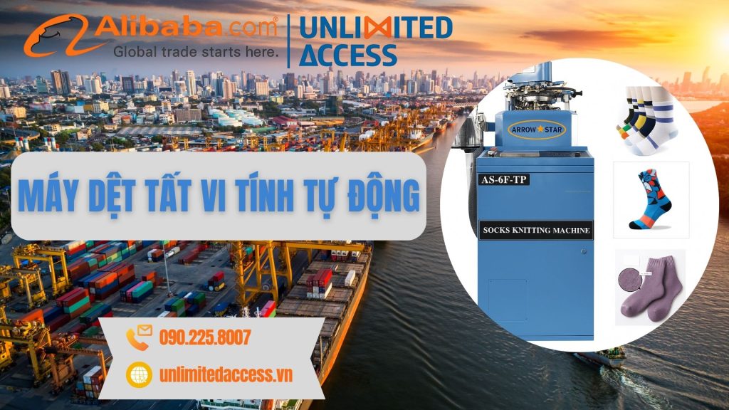 MÁY DỆT TẤT VI TÍNH TỰ ĐỘNG