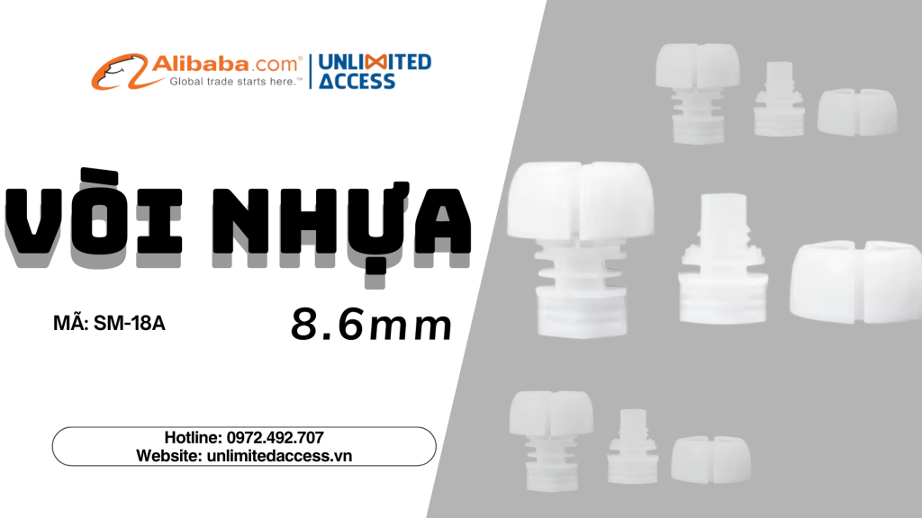 Vòi nhựa SM-18A đường kín 8.6mm