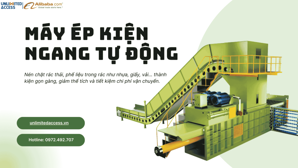 MÁY ÉP KIỆN NGANG'