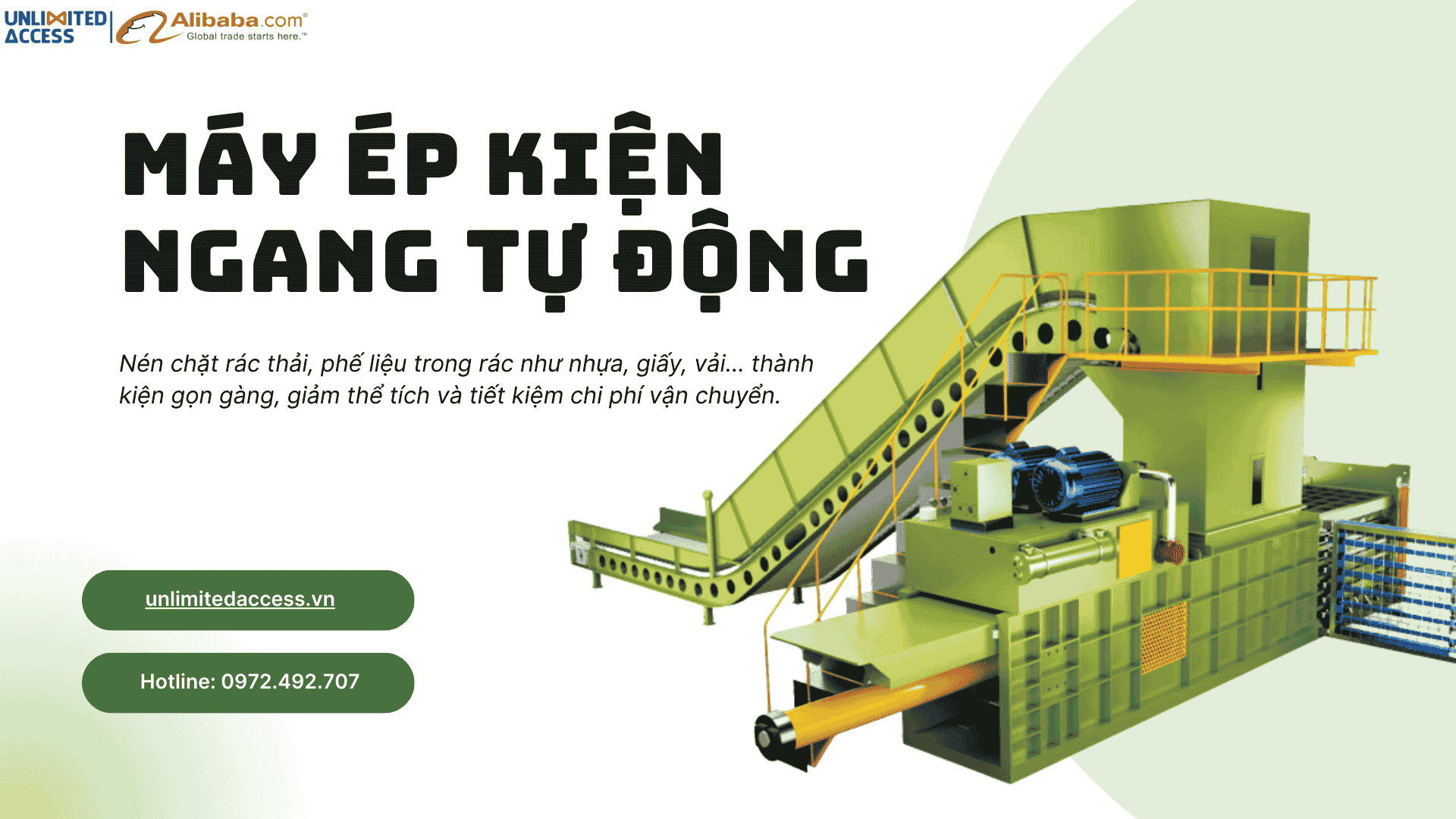 MÁY ÉP KIỆN NGANG'