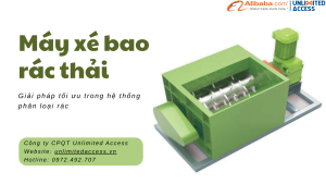 MÁY XÉ BAO RÁC