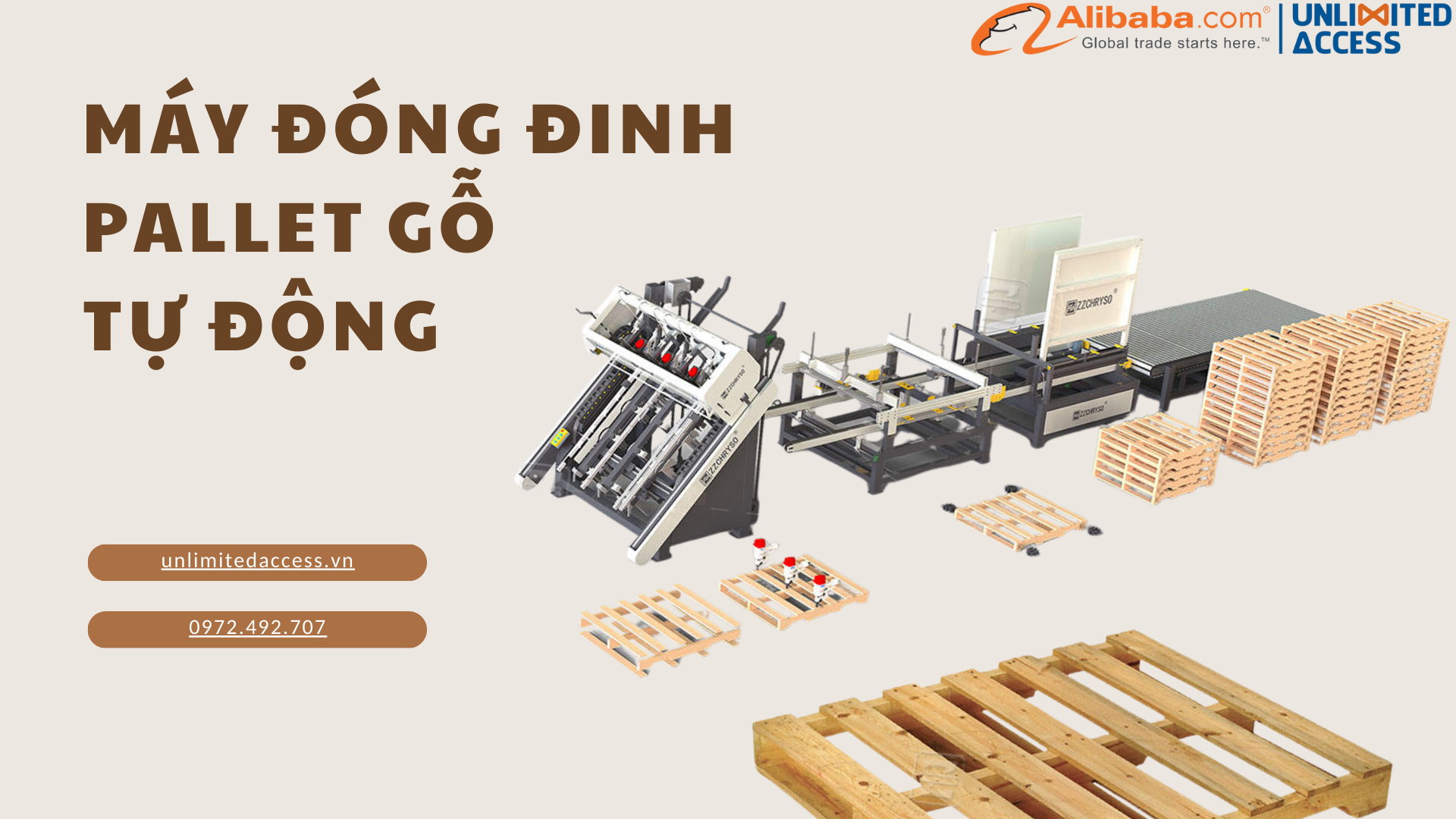 MÁY ĐÓNG ĐINH PALLET TỰ ĐỘNG 