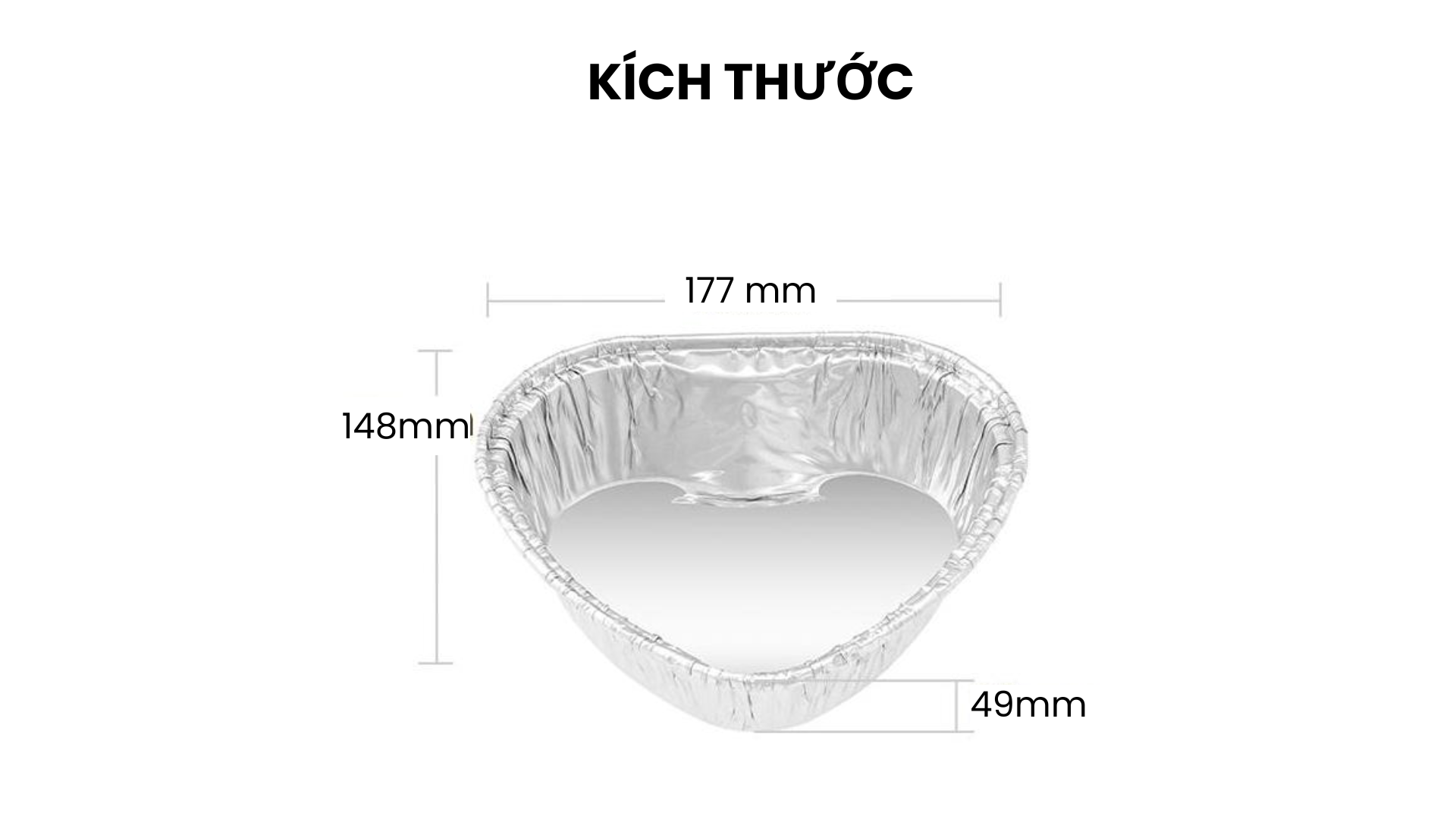 kích thước khay nhôm