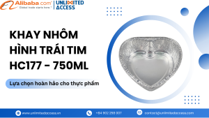 khay nhôm 750ml