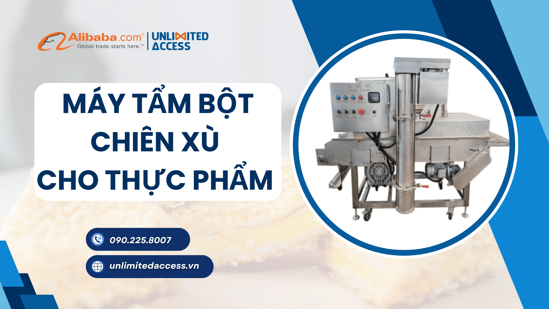 POSTER MÁY TẨM BỘT CHIÊN XÙ