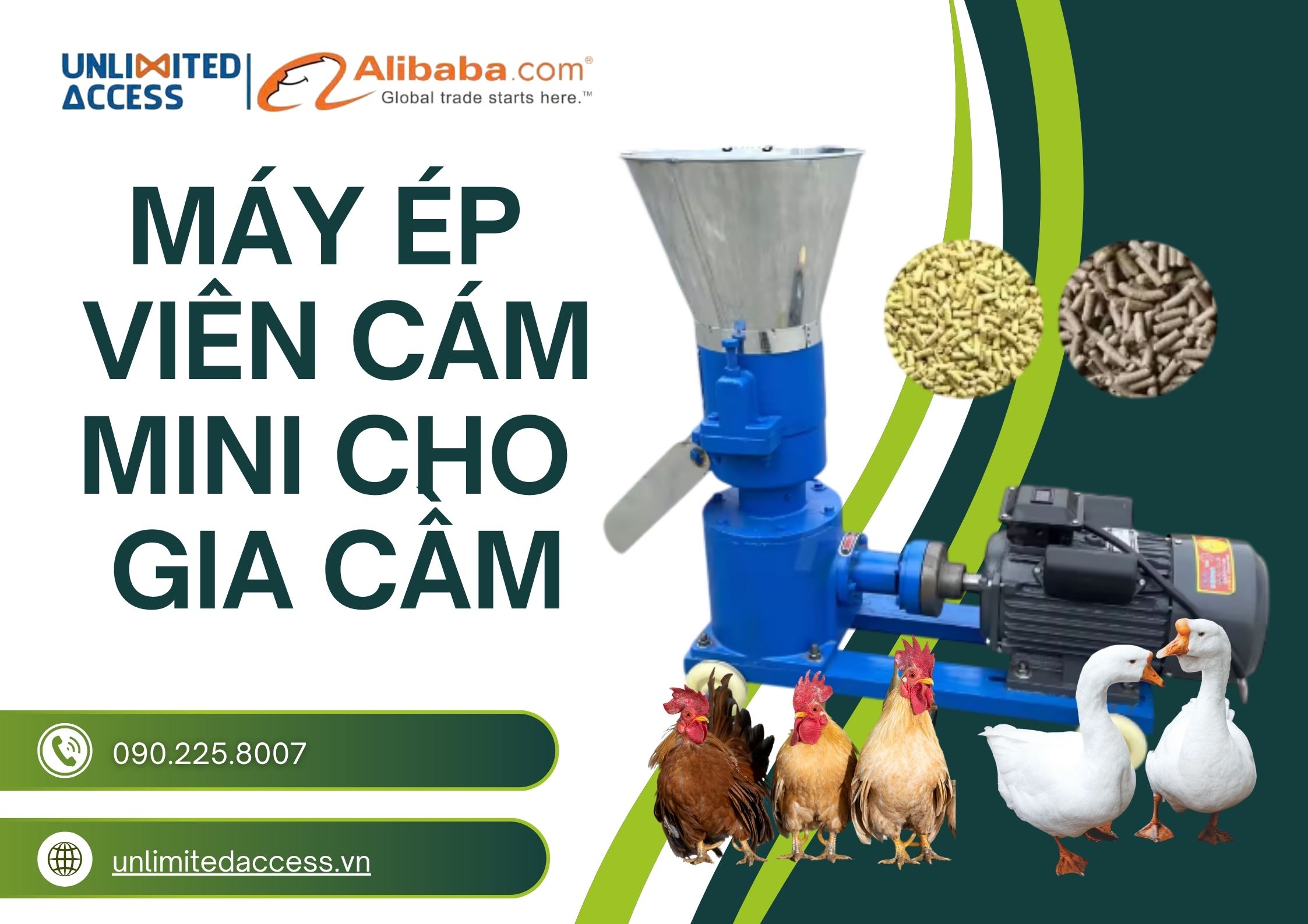 TRÂM - MÁY ÉP VIÊN CÁM MINI CHO GIA CẦM