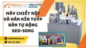 TRÂM - MÁY CHIẾT RÓT VÀ HÀN KÍN TUÝP BÁN TỰ ĐỘNG