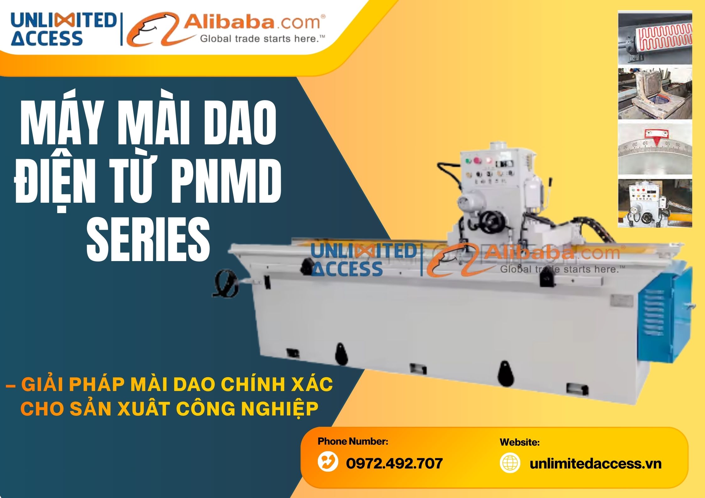 TRÂM - MÁY MÀI DAO ĐIỆN TỪ PNMD SERIES
