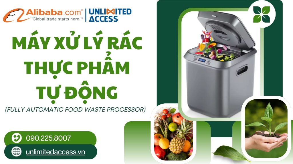 TRÂM - MÁY XỬ LÝ RÁC THỰC PHẨM TỰ ĐỘNG