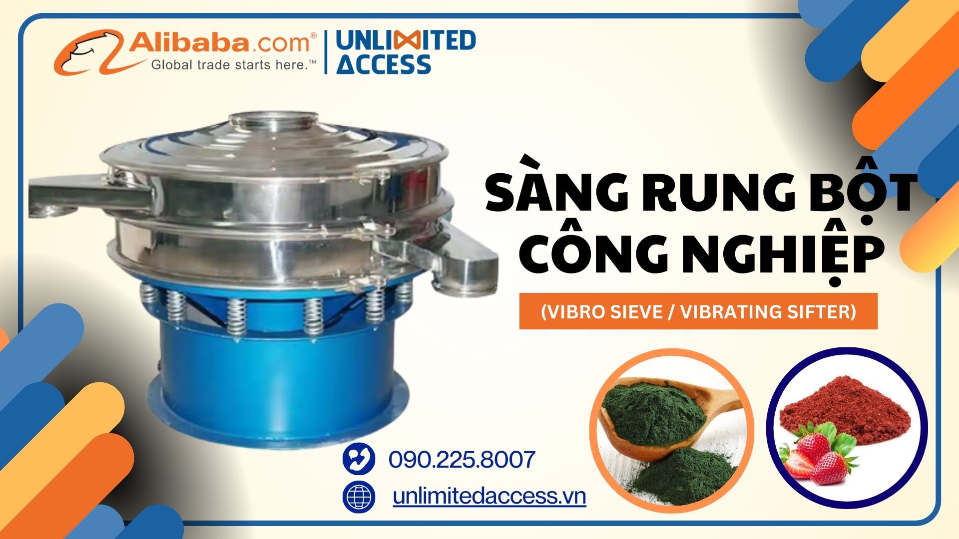 TRÂM - SÀNG RUNG BỘT CÔNG NGHIỆP