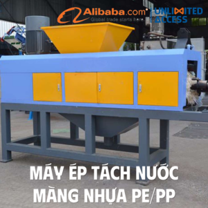 Máy ép tách nước màng nhựa PE/PP
