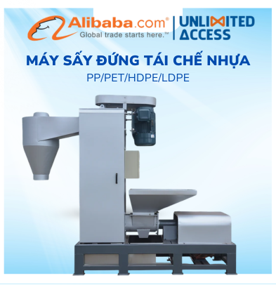 Máy sấy đứng tái chế nhựa chuyên nghiệp