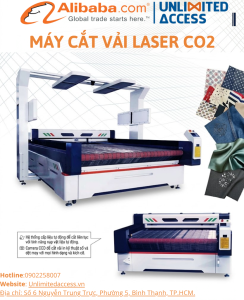 máy cắt vải laser co2