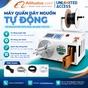 máy quấn buộc dây nguồn tự động