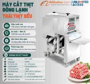Máy Cắt Thịt Đông Lạnh CNC Tự Động